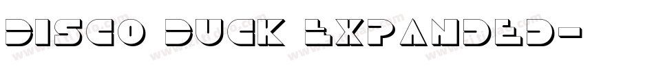 Disco Duck Expanded字体转换